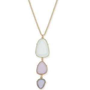 *Host Pick* NWT! INC Gold-Tone Triple Drop Pendant Necklace